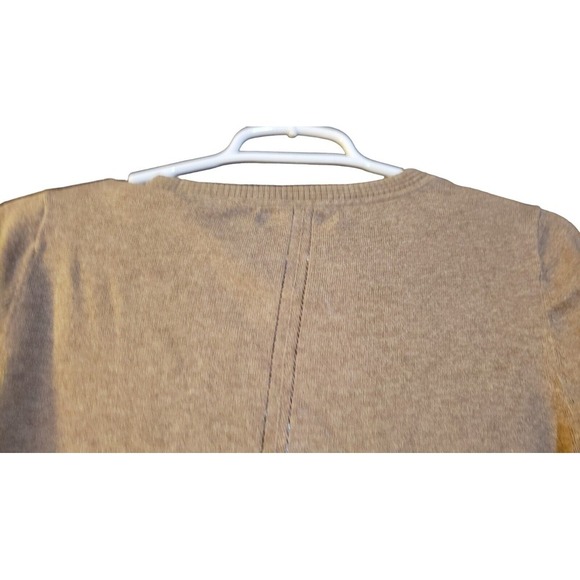 Banana Republic Women Size Small Button Up V-neck Cardigan Tan Crystal‎ Buttons - Picture 5 of 16